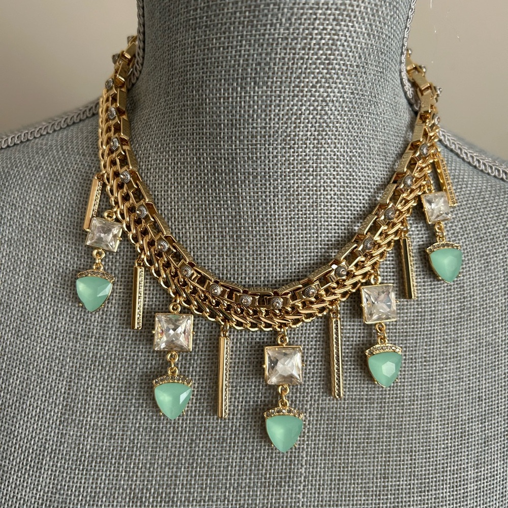 Statement gold necklaces